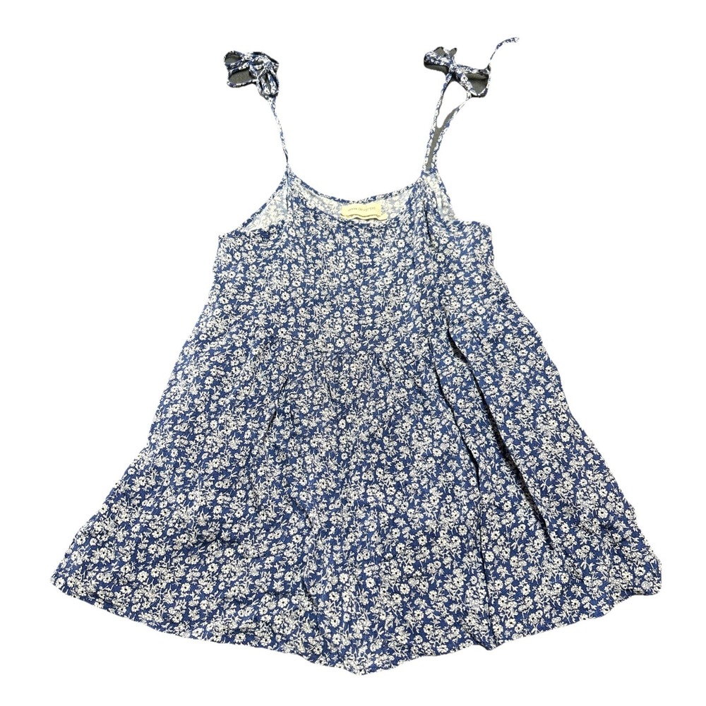 Urban Outfitters Women XS Blue‎ Floral Playsuit Romper Shorts Cottagecore Summer